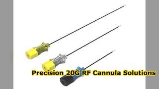 Canule RF jetable 20G pour les procédures nerveuses avancées