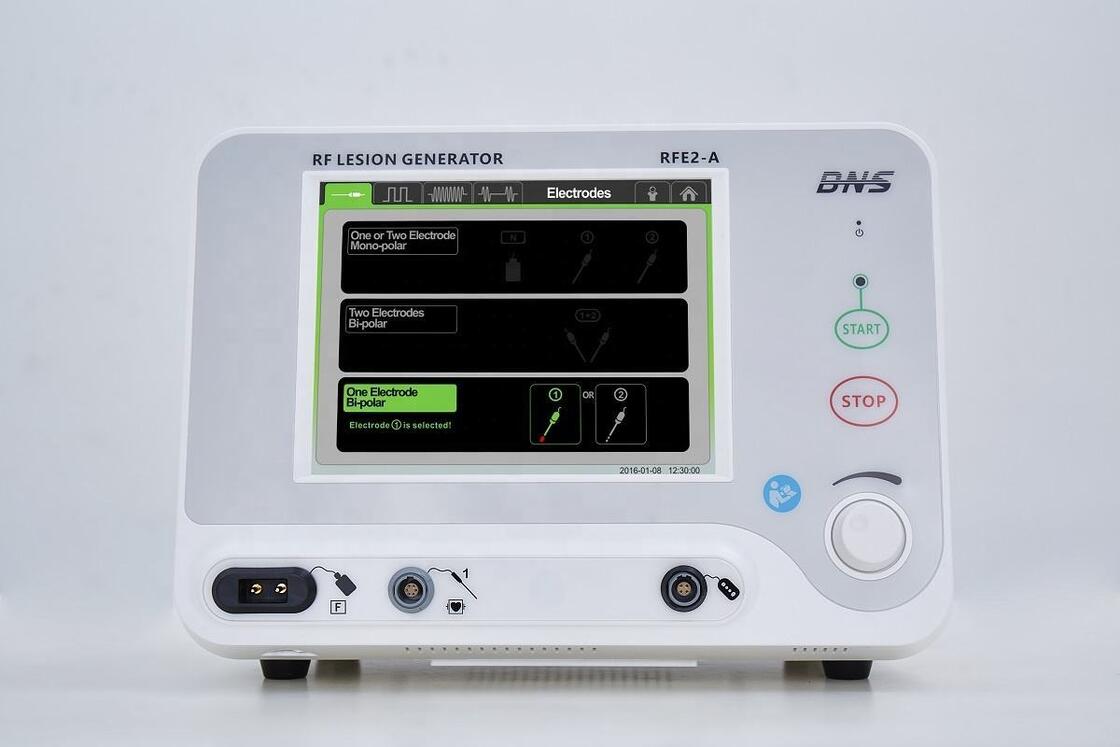 Générateur de lésions RF à 1 canal avec MDR CE pour la gestion de la douleur avec mode de surveillance de l'impédance et de radiofréquence thermique
