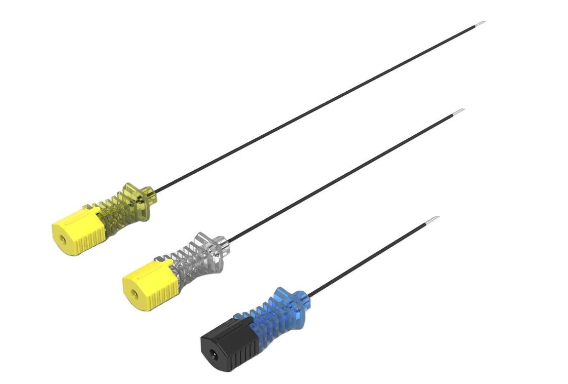 Aiguille RF jetable avec contrôle d'impédance, pointe active réglable et radiofrequence thermique pour la gestion de la douleur