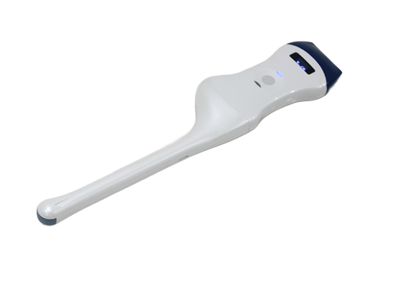 Sonde à ultrasons linéaire sans fil à 128 éléments avec imagerie transvaginale pour le guidage de l'aiguille et la santé des femmes