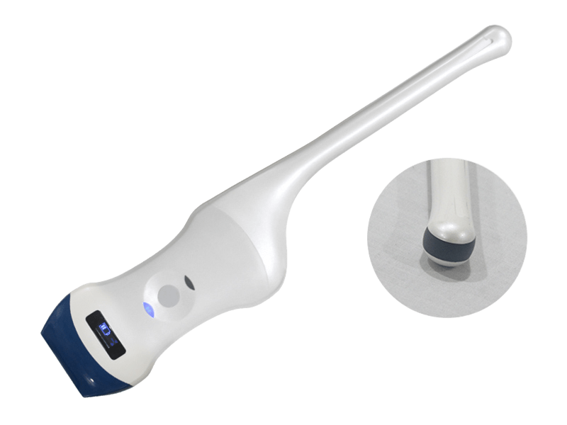 Sonde à ultrasons linéaire sans fil à 128 éléments avec imagerie transvaginale pour le guidage de l'aiguille et la santé des femmes