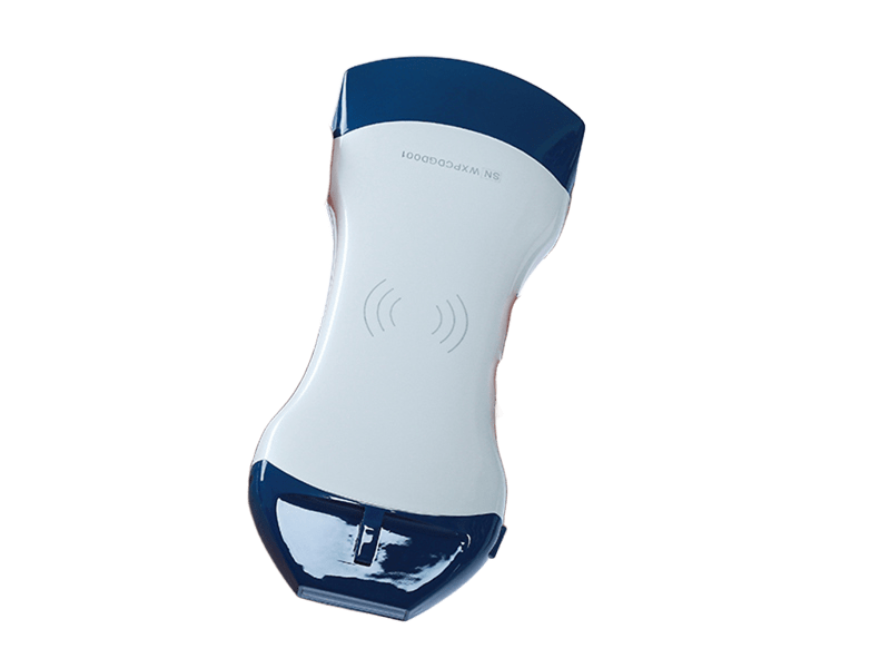 Scanner à ultrasons sans fil à double tête avec sonde linéaire haute fréquence pour le placement PICC et l'accès vasculaire